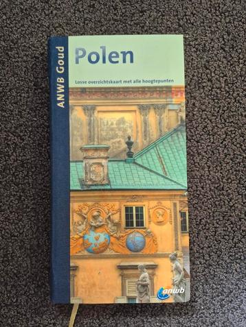 Polen ANWB Goud reisgids + losse kaart (oa Krakau Warschau) beschikbaar voor biedingen