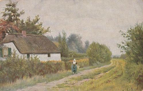 Gerstenhauer - 733 - twa : Serie 67 - Landhuisje, Verzamelen, Ansichtkaarten | Themakaarten, Voor 1920, Verzenden