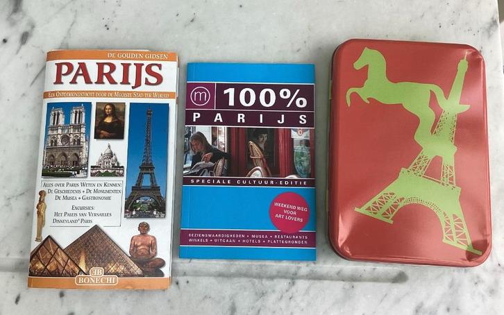 REISGIDSEN - Parijs  Twee uitgaves: Bonechi & 100%, Boeken, Reisgidsen, Zo goed als nieuw, Reisgids of -boek, Europa, Overige merken