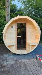2,5M Barrel Sauna Gratis Levering en Plaatsing, Ophalen of Verzenden, Nieuw, Complete sauna