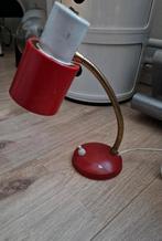 Vintage Hala zeist busquet tafellamp rood wit, Ophalen of Verzenden, Minder dan 50 cm