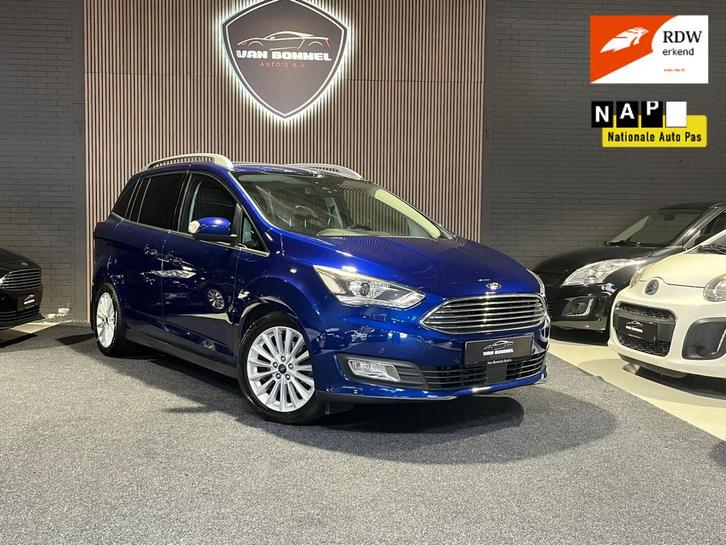 Ford Grand C-Max 1.0 Titanium ClimaC.CruiseC.Elecpakket.Pdc., Auto's, Ford, Bedrijf, Te koop, Grand C-Max, ABS, Airbags, Airconditioning