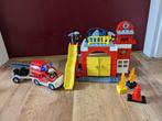 Lego Duplo 6168 set brandweer kazerne met licht en geluid, Complete set, Duplo, Gebruikt, Ophalen of Verzenden
