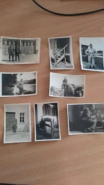 8 x foto Duitse soldaat WW2 beschikbaar voor biedingen