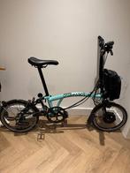Brompton Electric C Line H6L – Turkish Green, Ophalen, Zo goed als nieuw, 16 tot 18 inch, Brompton