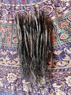 50 human hair dread extensions met krullende punten 300€, Ophalen of Verzenden, Nieuw, Pruik of Haarverlenging