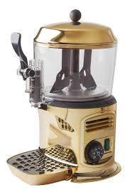 DISPENSER VOOR WARME CHOCOLADEMELK GOUD 6 liter