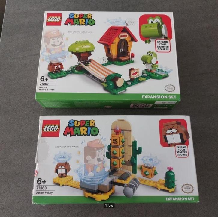 LEGO Super Mario 71363 + 71367, Kinderen en Baby's, Speelgoed | Duplo en Lego, Zo goed als nieuw, Lego, Complete set, Ophalen of Verzenden