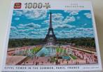 Puzzel *** EIFFEL TOWER IN THE SUMMER *** 1000 stukjes City, Ophalen of Verzenden, 500 t/m 1500 stukjes, Legpuzzel, Zo goed als nieuw