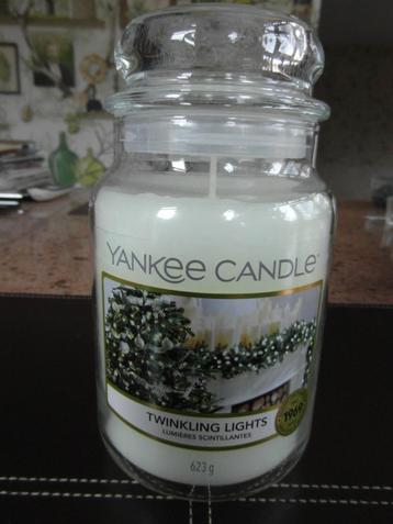 YANKEE CANDLE Geurkaars  "TWINKLING LIGHTS"  Large Jar. beschikbaar voor biedingen