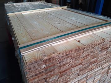 Grenen vloerdelen/dakbeschot lengte 235 cm - €4,95 per stuk  beschikbaar voor biedingen