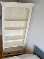 Landelijke boekenkast – massief hout – met lades, Ophalen, Kast, 50 tot 70 cm, 100 cm of meer