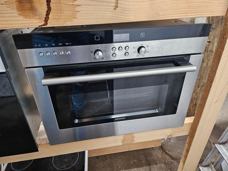 Inbouw combimagnetron met garantie vanaf 175,-, Witgoed en Apparatuur, Ovens, Zo goed als nieuw, Inbouw, 45 tot 60 cm, Hete lucht