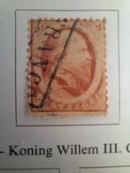 2 getand Koning Willem 3 1864, Postzegels en Munten, Postzegels | Nederland, Ophalen of Verzenden