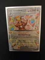 Greedent ex 179 obsidian flames pokemkm kaart, Ophalen of Verzenden, Zo goed als nieuw, Losse kaart, Foil