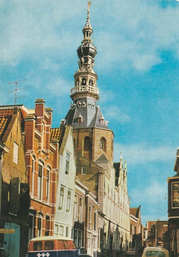 ZIERIKZEE Stadhuis, Verzamelen, Ansichtkaarten | Nederland, Ongelopen, Zeeland, 1960 tot 1980, Verzenden