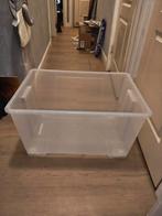 Grote Kunststof Opbergbox met Wieltjes, Huis en Inrichting, Ophalen, Kunststof, Gebruikt, 100 tot 150 cm