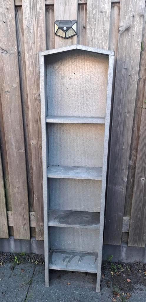 Zinken tuinkast, Tuin en Terras, Bergingen en Tuinkasten, Gebruikt, Metaal, Ophalen