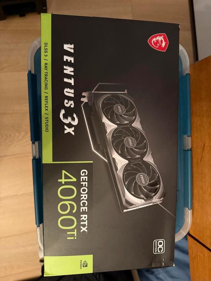 RTX 4060 Ti Ventus 3X - Krachtige Videokaart!, Computers en Software, Videokaarten, Gebruikt, Nvidia, PCI-Express 4.0, GDDR6, HDMI