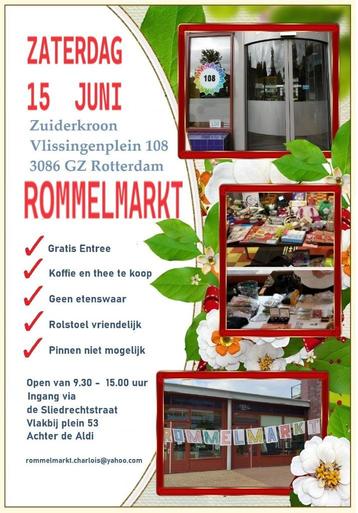 Rommelmarkt 15 juni Rotterdam Pendrecht