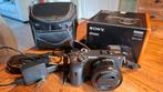 Sony A6600 met SELP1650 OSS tas en lader, Ophalen of Verzenden, Zo goed als nieuw, Sony