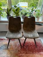 4 mooie eetstoelen, Huis en Inrichting, Stoelen, Ophalen, Zo goed als nieuw, Grijs