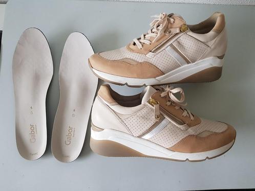 <>  Gabor MAAT 43 ( 9 G ) beige leren sneakers plateau zolen, Kleding | Dames, Schoenen, Zo goed als nieuw, Sneakers of Gympen