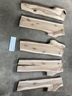 Walnoten planken, schaaldelen walnoot, Ophalen, Minder dan 25 mm, Zo goed als nieuw, Plank