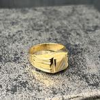 14k gouden ring zegelring model nieuw, Ophalen of Verzenden, Nieuw, Goud