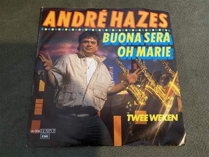 Andre Hazes buona sera oh marie twee weken [703], Cd's en Dvd's, Vinyl Singles, Zo goed als nieuw, Nederlandstalig, Ophalen of Verzenden