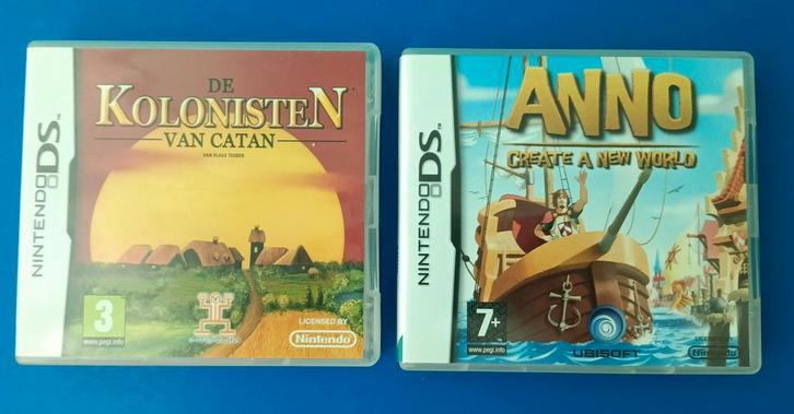 Nintendo DS: Kolonisten van Catan & Anno -, Spelcomputers en Games, Games | Nintendo DS, Zo goed als nieuw, Strategie en Constructie
