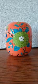 prachtige oranje vaas van Villa Pottery, Antiek en Kunst, Antiek | Vazen, Ophalen of Verzenden