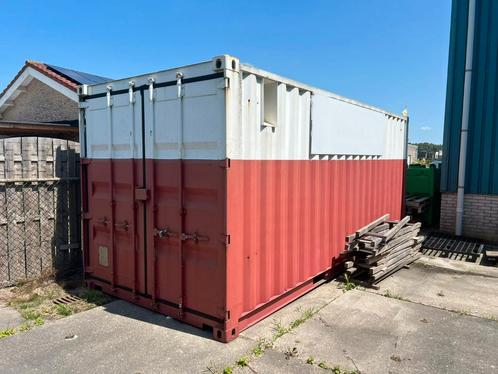 Container 20ft 20voet 6x2,5m met stroomgroep, Doe-het-zelf en Verbouw, Containers, Ophalen
