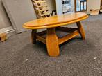 Massief eikenhouten salontafel, Huis en Inrichting, Tafels | Salontafels, Ophalen, Gebruikt, Eikenhout, Overige vormen