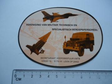 sticker oud Landrover Leger voertuig auto militair f16 f-16 beschikbaar voor biedingen
