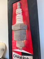 Champion Bougie Reclamebord - Lichtbak, Verzamelen, Ophalen, Gebruikt, ., Lichtbak of (neon) lamp