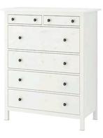 HEMNES
Ladekast 6 lades, wit gebeitst, 108x131 cm, Huis en Inrichting, Kasten | Ladekasten, Ophalen, 5 laden of meer, Zo goed als nieuw