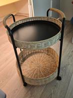 LUBBAN rieten trolley, Huis en Inrichting, Woonaccessoires | Dienbladen, Ophalen, Zo goed als nieuw, Rechthoekig