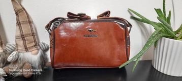 Fumddaishu handtas kangeroe faux leather compartimenten rits beschikbaar voor biedingen