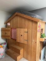 Bed huisbed, Kinderen en Baby's, Kinderkamer | Bedden, 85 tot 100 cm, Ophalen of Verzenden, Zo goed als nieuw, Matras
