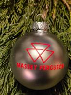 Mat grijze kerstbal Massey Ferguson, Ophalen of Verzenden, Nieuw, Gebruiksvoorwerp