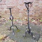 kaarsenstanders, Huis en Inrichting, Gebruikt, 50 tot 75 cm, Zwart, Ophalen of Verzenden
