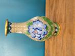 Cloisonné vaasje messing, Ophalen of Verzenden