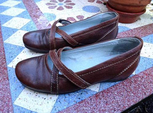 Maat 37 * Cognac-bruine Wolky instapper, Kleding | Dames, Schoenen, Gedragen, Instappers, Bruin, Verzenden