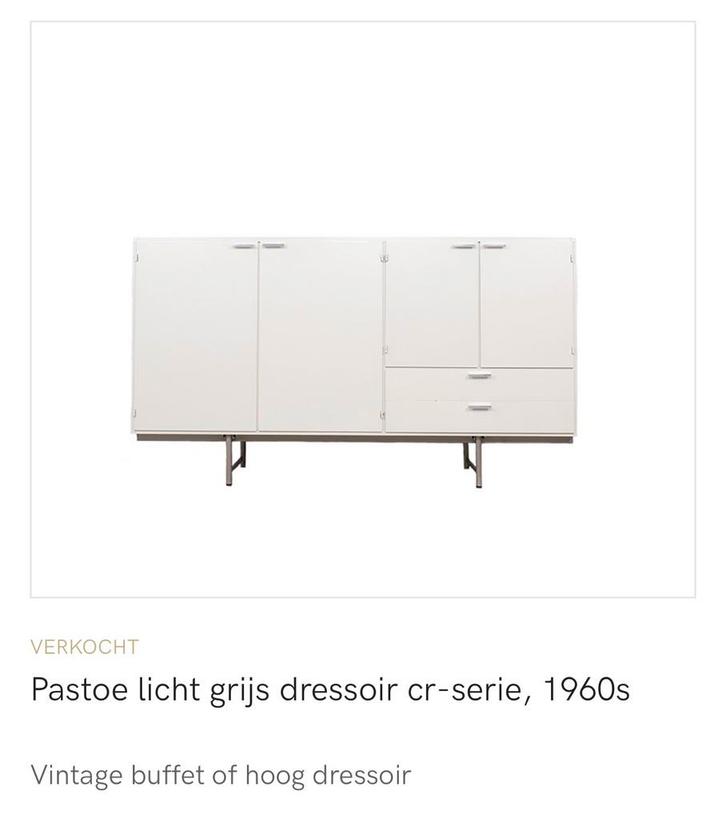 Vintage Pastoe dressoir uit de jaren 60, Huis en Inrichting, Kasten | Dressoirs, Gebruikt, 150 tot 200 cm, 25 tot 50 cm, Met lade(s)