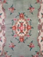 Handgeknoopt aubusson tapijt mint groen floral 159x228cm, Huis en Inrichting, Stoffering | Tapijten en Kleden, 200 cm of meer
