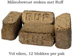 Ruff briketten milieu vriendelijk, Blokken, Ophalen, 6 m³ of meer, Overige houtsoorten