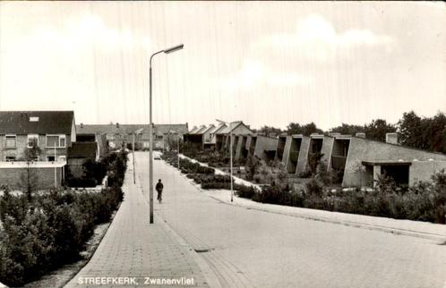 Streefkerk - Zwanenvliet - Fietser, Verzamelen, Ansichtkaarten | Nederland, Ongelopen, Zuid-Holland, 1960 tot 1980, Ophalen of Verzenden