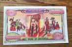 Playmoney speelgeld 1000000000 Hell bank of universal Blauw, Postzegels en Munten, Penningen en Medailles, Ophalen of Verzenden