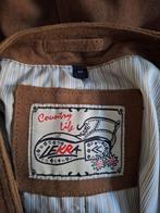 Trachten leren vest gilet 52 Tiroler, Kleding | Heren, Ophalen, Maat 52/54 (L), Bruin, Lekra